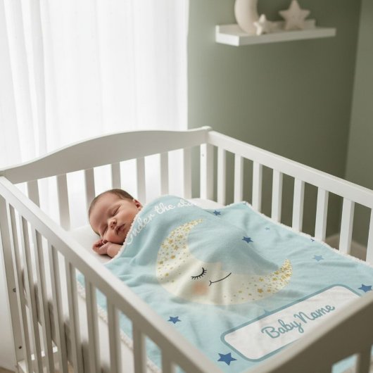 PersonalizedUnder the Stars Soft Blanket - Baby シェルパブランケット