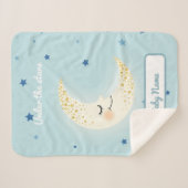 PersonalizedUnder the Stars Soft Blanket - Baby シェルパブランケット (正面(横))
