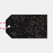 PersonalizeThankメッセージカードとピンクグリッター ギフトタグ (裏面横)