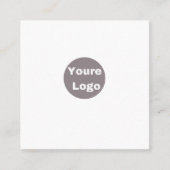 personallze スクエア名刺 (正面)