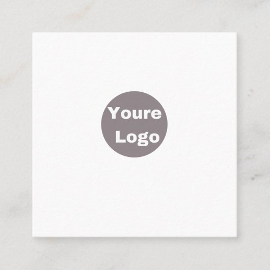 personallze スクエア名刺 (正面)