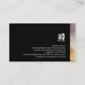 PersonalTrainer SpecialSkills抽象芸術BrownGrunge 名刺 (裏面)