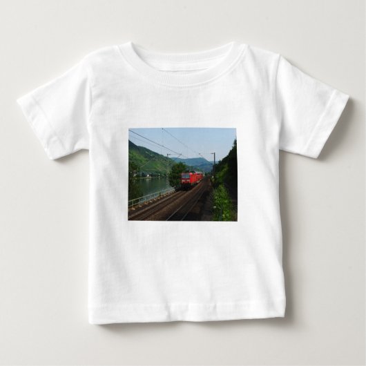Personenzug in St. Aldegund ベビーTシャツ (正面)