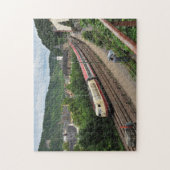 Personenzug in St. Goar ジグソーパズル (縦)