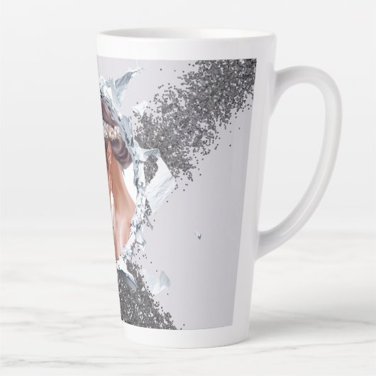 PERSONILIZE TEXT AND PICTURE  カフェラテマグ (右)