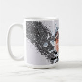 PERSONILIZE TEXT AND PICTURE  コーヒーマグカップ (左)