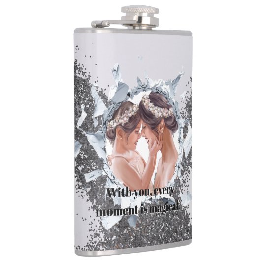 PERSONILIZE TEXT AND PICTURE フラスク (右)