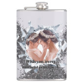 PERSONILIZE TEXT AND PICTURE  フラスク (正面)