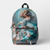 PERSONILIZE TEXT AND PICTURE  プリントバックパック (正面)