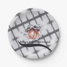 PERSONILIZE TEXT AND PICTURE  ペーパープレート