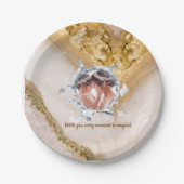 PERSONILIZE TEXT AND PICTURE  ペーパープレート (正面)