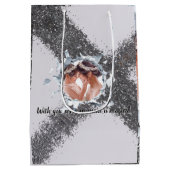 PERSONILIZE TEXT AND PICTURE  ミディアムペーパーバッグ (裏面)