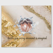 PERSONILIZE TEXT AND PICTURE  ラッピングペーパー (フラット)