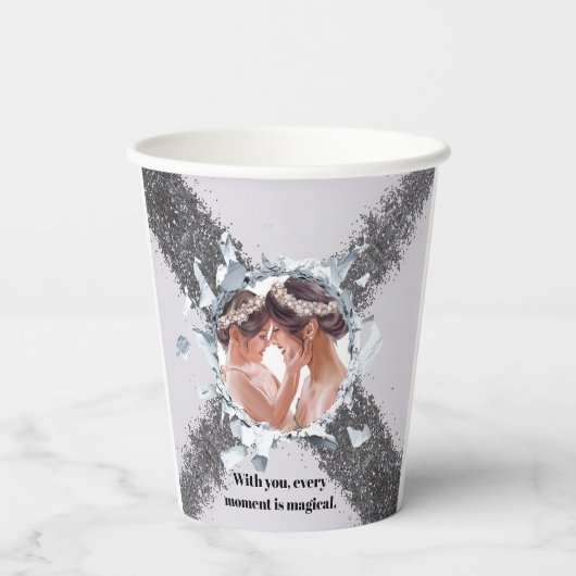 PERSONILIZE TEXT AND PICTURE  紙コップ (裏面)