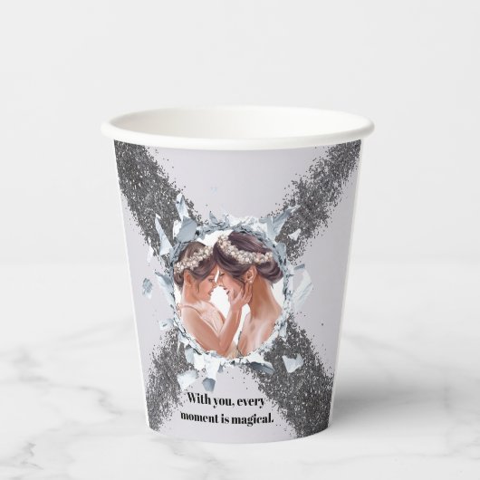 PERSONILIZE TEXT AND PICTURE 紙コップ (正面)