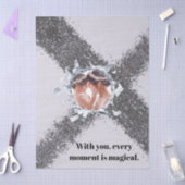 PERSONILIZE TEXT AND PICTURE  薄葉紙 (クラフト)