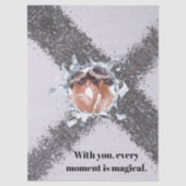 PERSONILIZE TEXT AND PICTURE  薄葉紙 (正面)