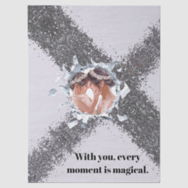 PERSONILIZE TEXT AND PICTURE  薄葉紙