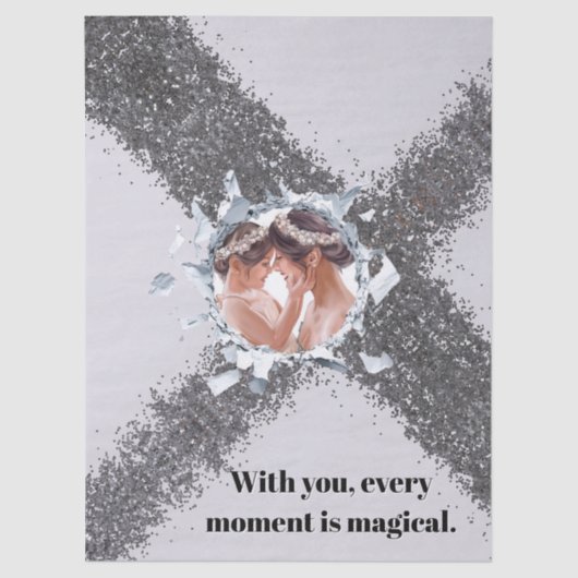 PERSONILIZE TEXT AND PICTURE  薄葉紙 (正面)