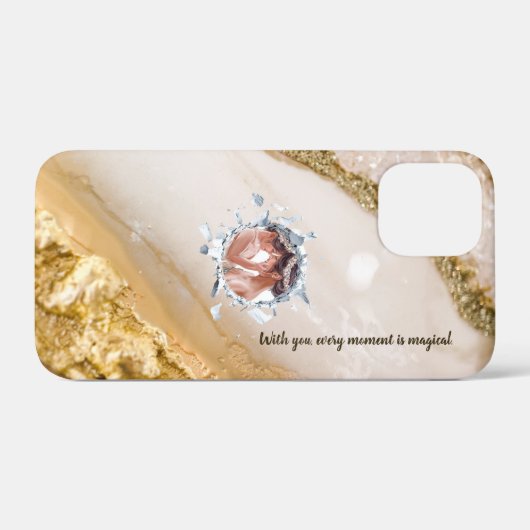 PERSONILIZE TEXT AND PICTURE  Case-Mate iPhoneケース (裏面 (横))