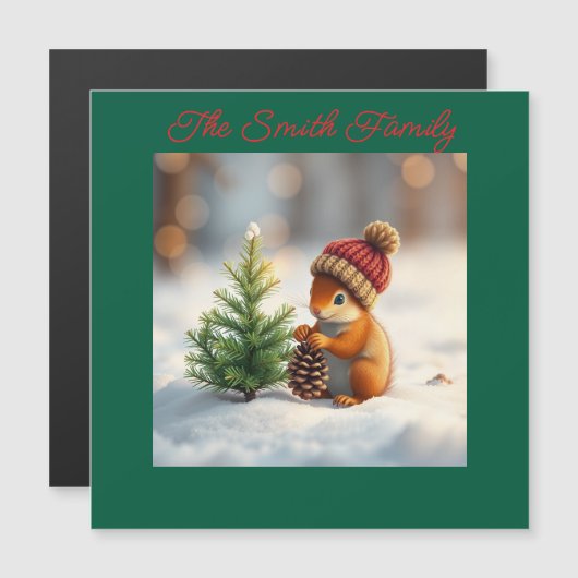 Personilized Family mouse Christmas  (正面/裏面)