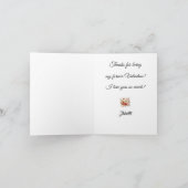 Personized Classic Romantic Valentine's Day Card シーズンカード (内部)