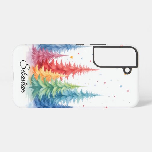 Personized Festive Christmas Phone Case  Samsung Galaxyケース (裏面横)