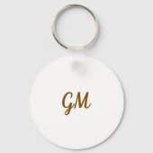 Personized Floral Keychain キーホルダー (裏面)