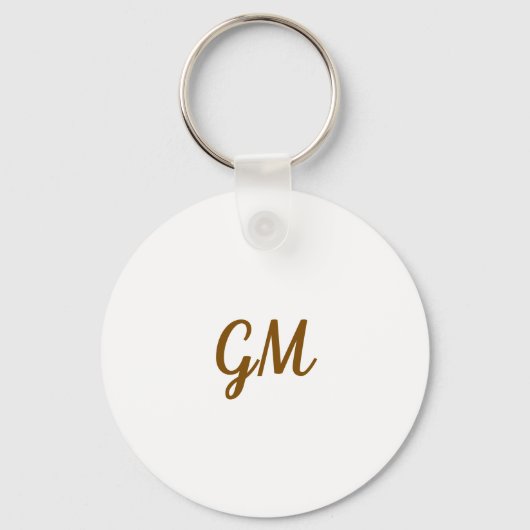 Personized Floral Keychain キーホルダー (裏面)