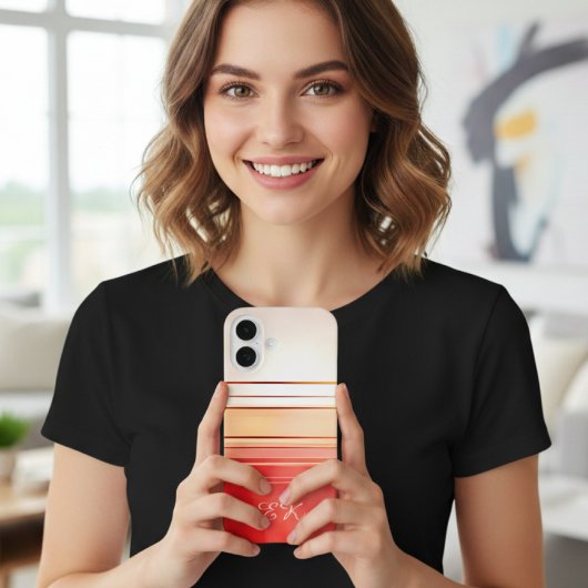 Personized Minimalist Designed iPhone Case Case-Mate iPhoneケース