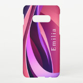 Personized Purple Phone Case Samsung Galaxyケース (裏面)