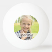 Persönliches Foto Name Tamplate 卓球ボール (正面)