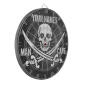 Personlizedの海賊人の洞窟 ダーツボード (正面左)