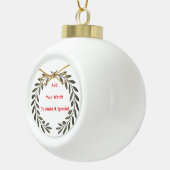 Personlized  セラミックボールオーナメント (右)