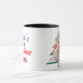 Personlized Photo Olivia's 1st Christmas Tree マグカップ (中央)
