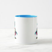 Personnage en tenue de super-héros. マグカップ (中央)