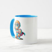 Personnage en tenue de super-héros. マグカップ (正面左)