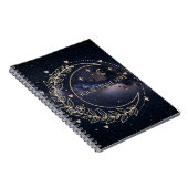 Personnalisé Lune Mystique et Ciel Étoilé  ノートブック (右側)