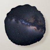 Personnalisé Lune Mystique et Ciel Étoilé  ラウンドクッション (裏面)