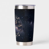Personnalisé Lune Mystique et Ciel Étoilé  保温保冷タンブラー (左面)