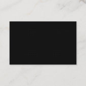 Personnalisé Moderne Professionnel Élégant Chic 名刺 (裏面)