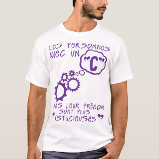 personnes c prenom astucieuse citation engrenage p tシャツ