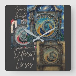 Perspectives  スクエア壁時計