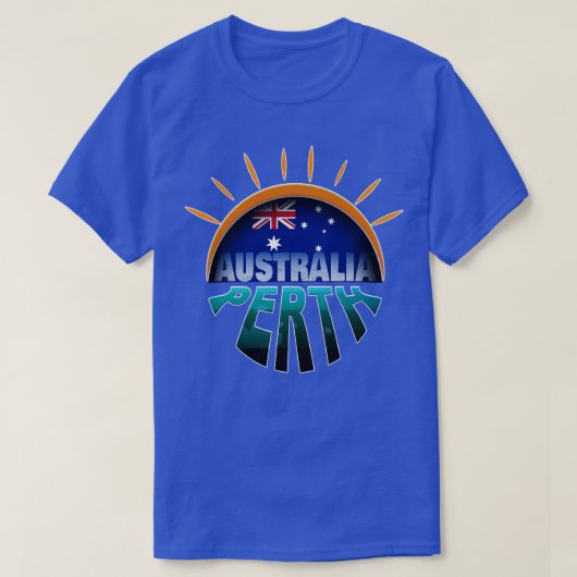 Perth Australia Welcome to Fabuous Perth Tシャツ (デザイン正面)