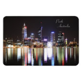 Perth Night Skyline, Australia – マグネット (横)