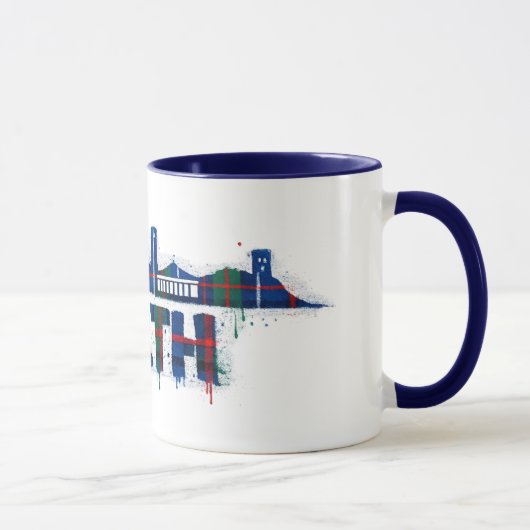 Perth Scotland Tartan Mug Scottish  マグカップ (右)