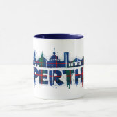 Perth Scotland Tartan Mug Scottish  マグカップ (中央)