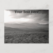 Perthshire Scotlandポストカードのカスタマイズ可能な丘 ポストカード (正面)