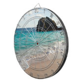 Perttyのビーチのターコイズの海 ダーツボード (正面右)