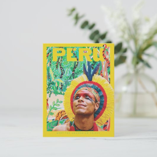 Peru Amazon Rainforest ポストカード (スタンド正面)